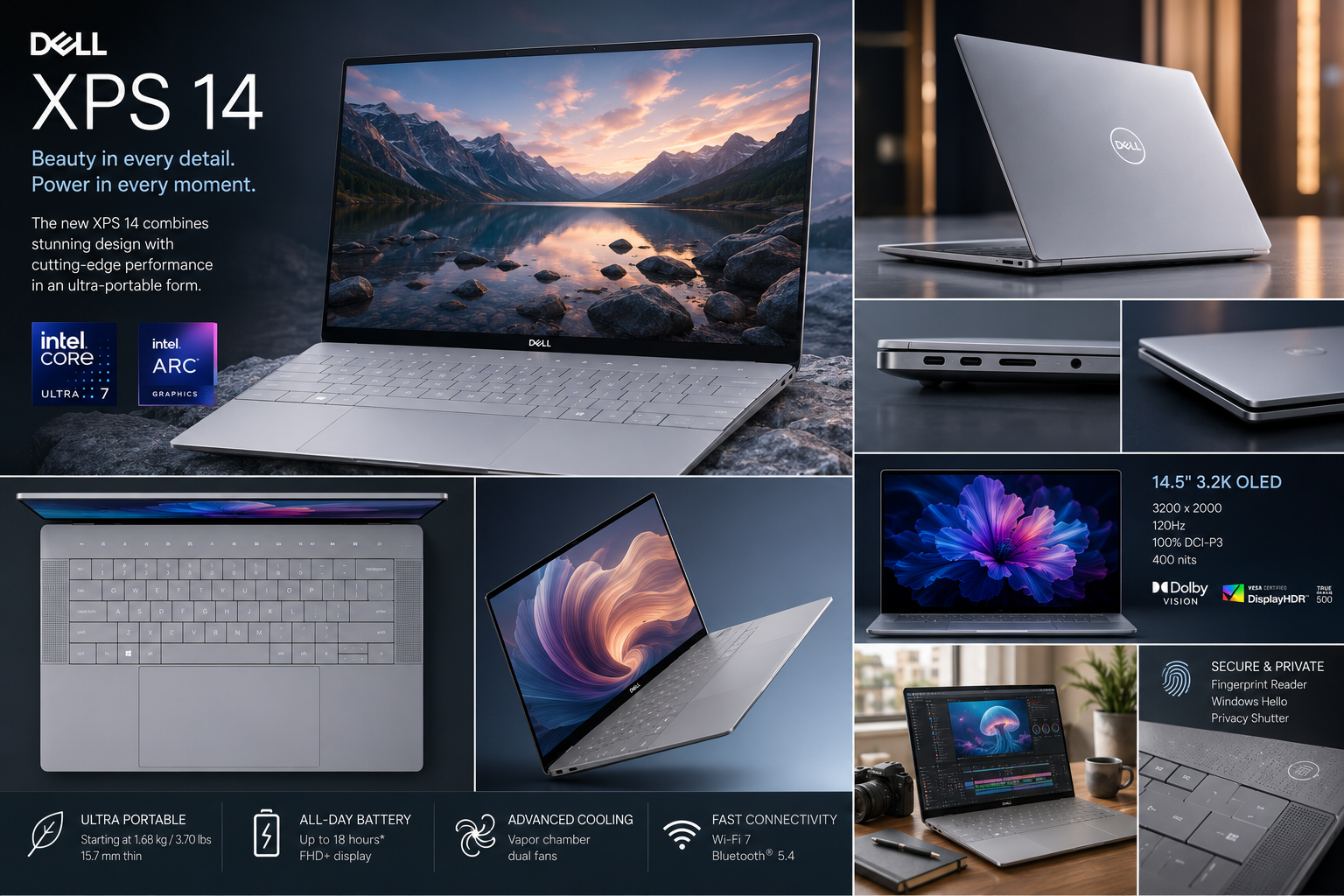 Dell XPS 14 Review (2026): Premium AI Laptop with Intel Core Ultra, OLED Display & RTX Graphics