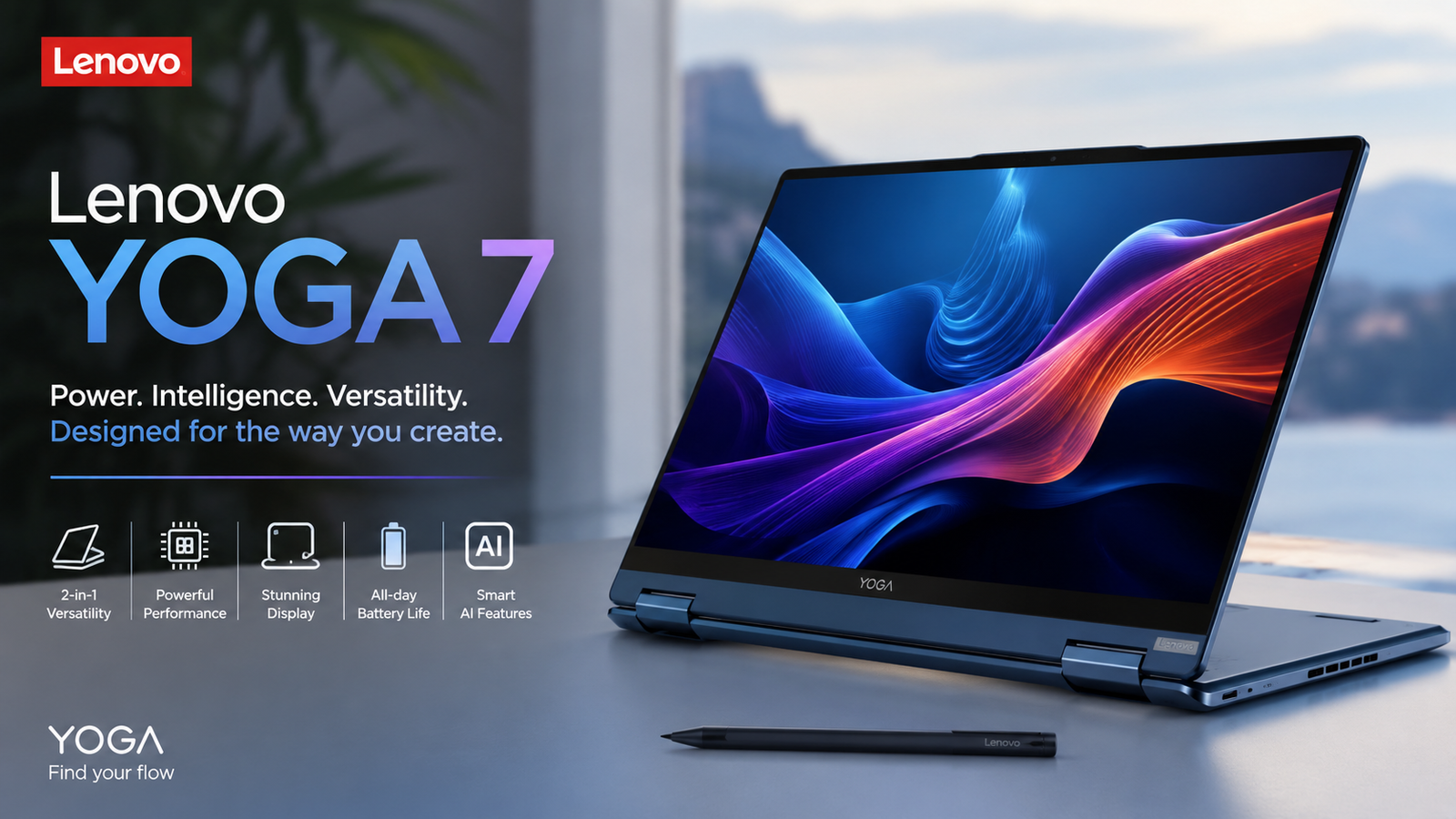 Lenovo Yoga 7 Review (2026): Premium AI 2-in-1 Laptop with OLED Display, Long Battery Life, and Excellent Value