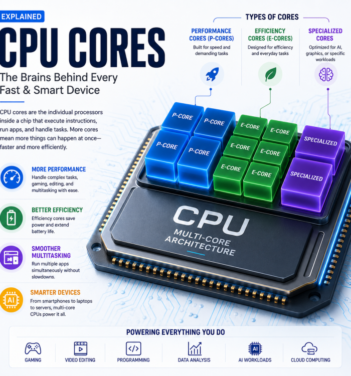 CPU Cores Explained: Single-Core, Multi-Core, Performance Cores, Efficiency Cores, Threads, SMT and Hybrid CPU Architecture
