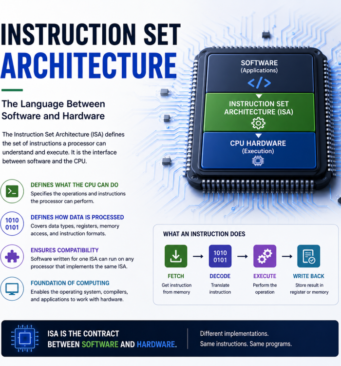 Instruction Set Architecture Explained: ARM, x86, RISC-V, RISC, CISC, Instructions, Extensions and CPU Compatibility