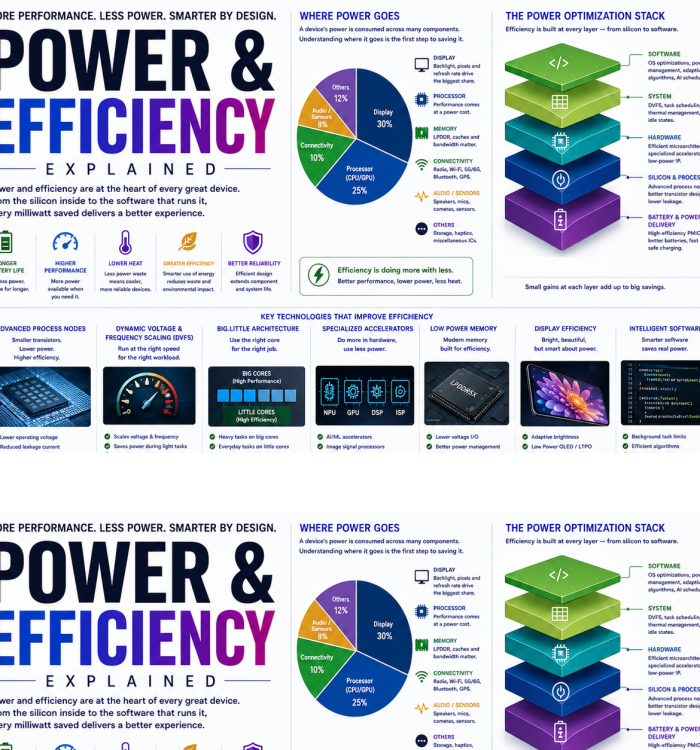 Display Power & Efficiency Explained: OLED vs LCD, LTPO, Mini-LED, PWM, DC Dimming, Brightness, Refresh Rate and Battery Life